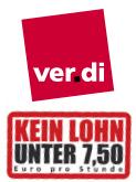 ver.di Mindestlohn