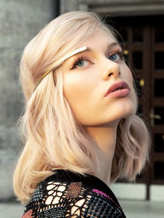 Blonde haare frisuren halblange