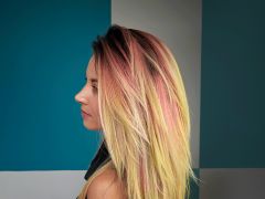 Haare blonden dunkelbraune strähnen bilder mit Hellbraune haare