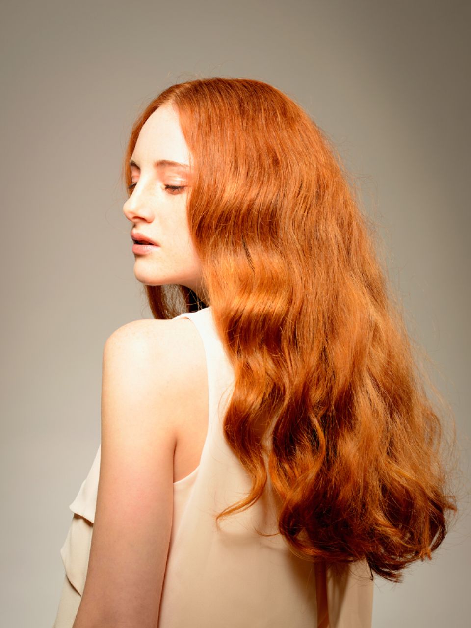 Haare natur rote Rot (Haarfarbe)
