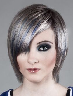 Graue glatte Haare Damen  Friseur.com