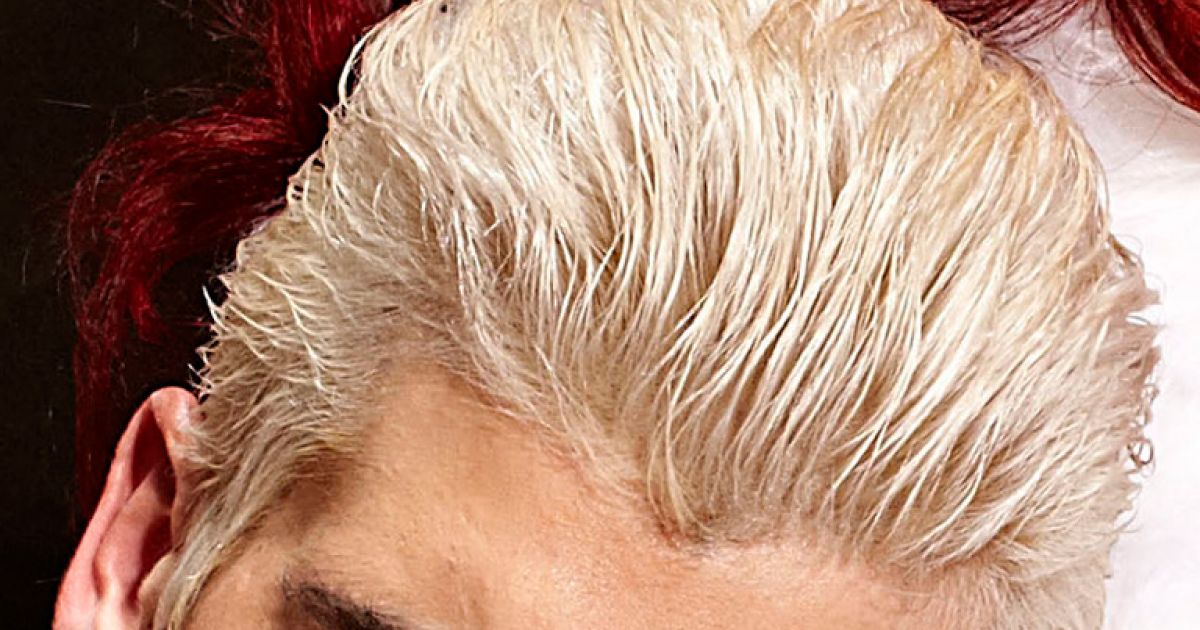 Männer haare blond gefärbte gebleichtes Haar