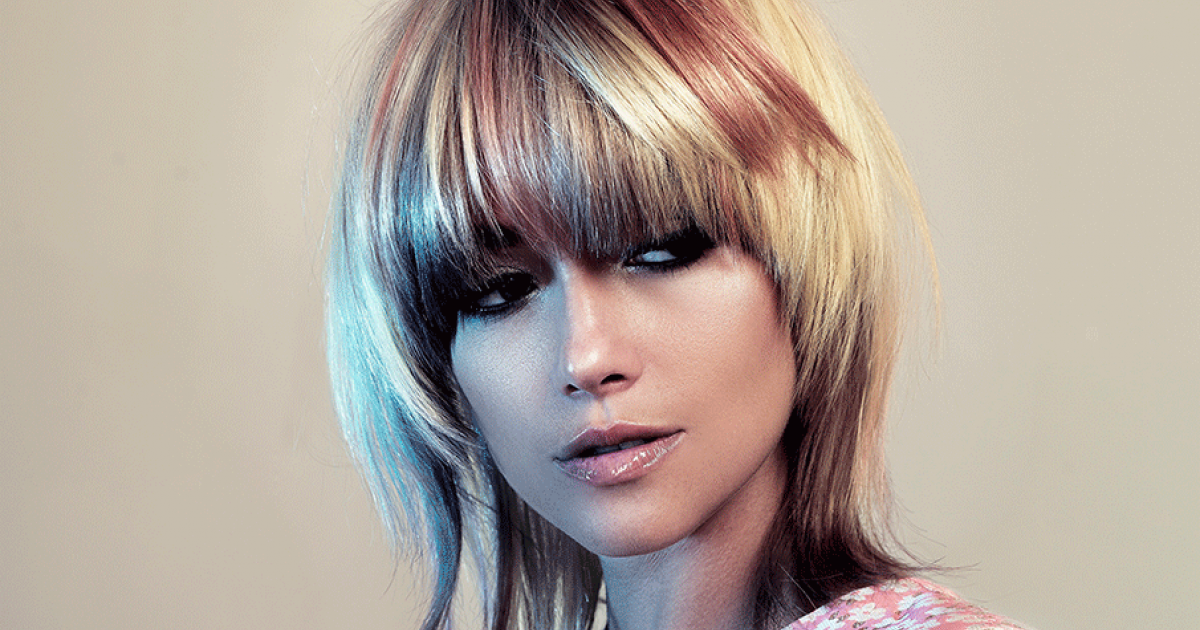 schulterlange haare frisuren mit pony